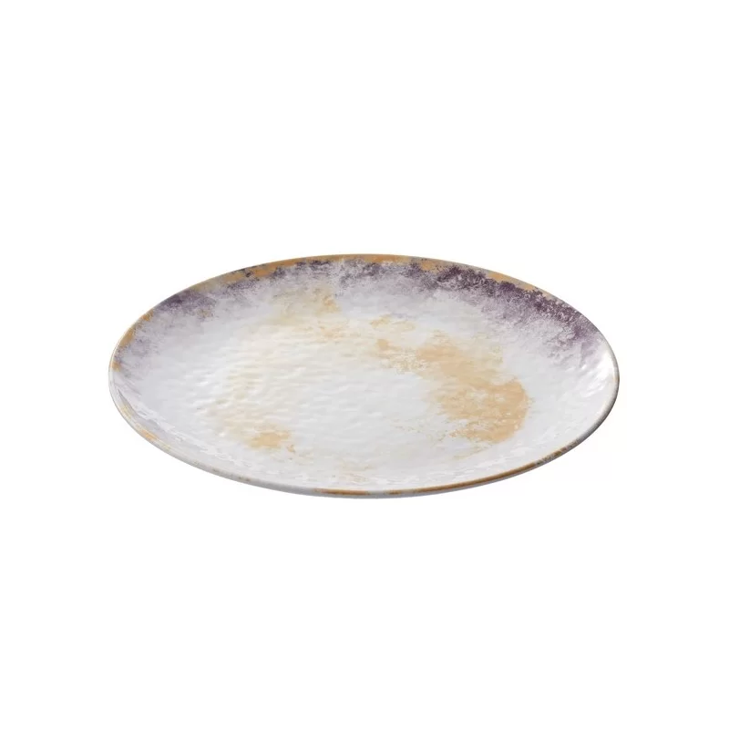 Piatto piano Linea Galassia Ø27x2,5cm melamina Leone (Conf.12)