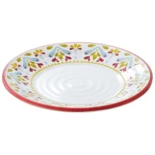 Piatto piano Linea CorfU' Ø21,5x2cm melamina Leone (Conf.36)