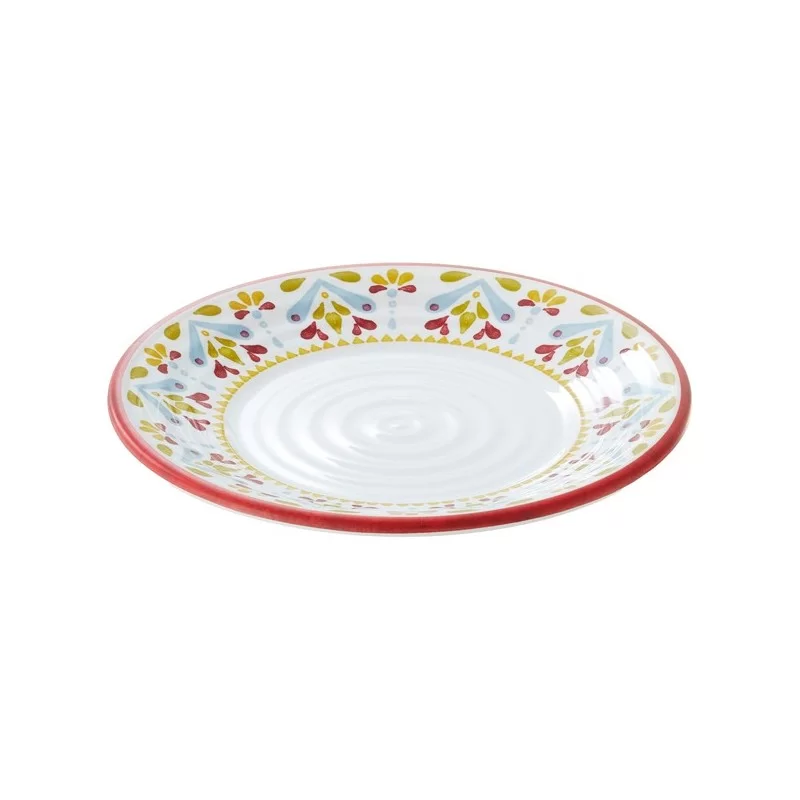 Piatto piano Linea CorfU' Ø21,5x2cm melamina Leone (Conf.36)