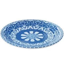 Piatto piano Linea Itaca Ø35,5x3cm melamina Leone (Conf.12)