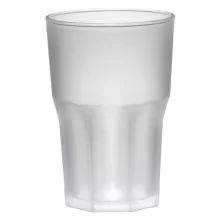 Conf. 5 Bicchieri Granity 400ml in PP satinato Leone