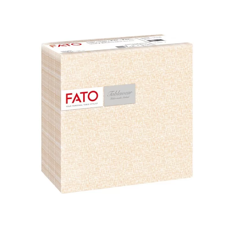 50 tovaglioli 40x40cm Linea Canvas zucca Airlaid Fato