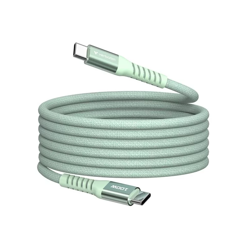 Verbatim Cavo Magnetico Sync  Charge USB-C to USB-C 100W  120 cm_Verde