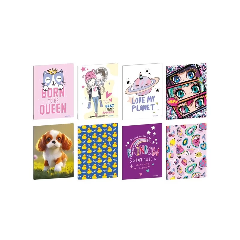 Maxiquaderno A4 20fg+1 80gr rigo di 1a Kid Girl Blasetti (Conf.10)