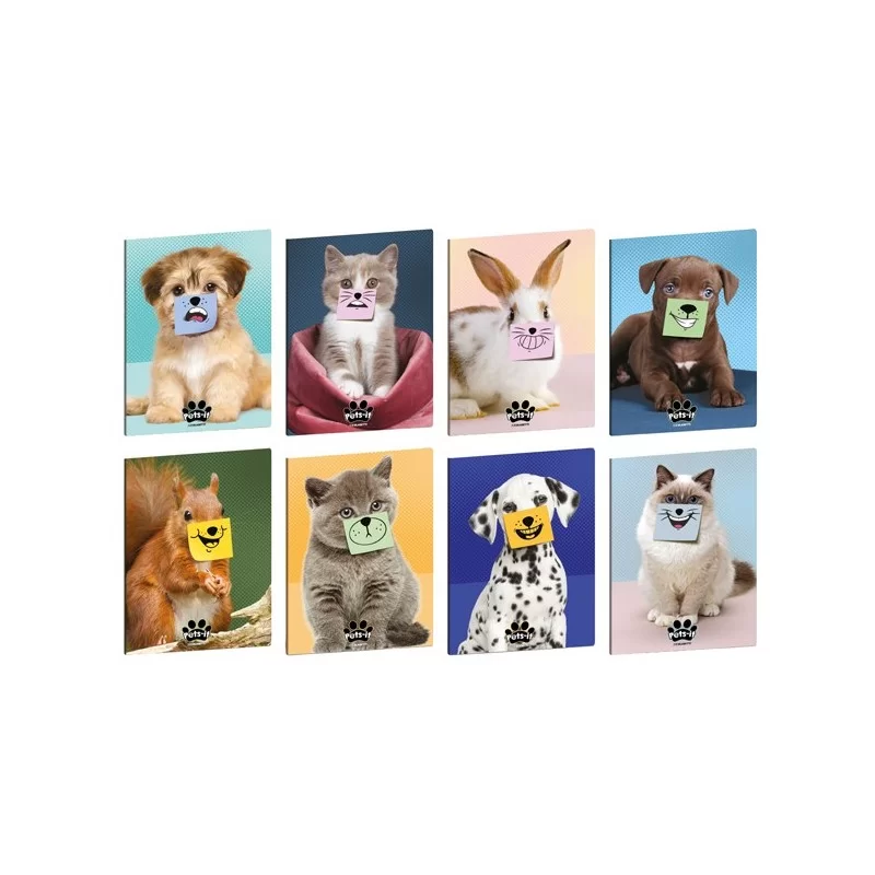 Maxiquaderno A4 20fg+1 80gr 5mm Pets-IT Blasetti (Conf.10) FUORI CATALOGO