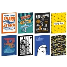 Maxiquaderno A4 20fg+1 80gr 5mm Teen Boy Blasetti (Conf.10) FUORI CATALOGO