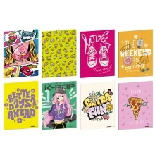 Maxiquaderno A4 20fg+1 80gr 1 rigo c/margine Teen Girl Blasetti (Conf.10)