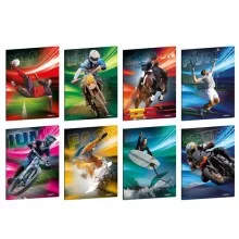 Maxiquaderno A4 20fg+1 80gr 4mm c/margine Sport Emotions Blasetti (Conf.10)
