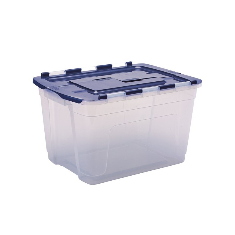 Contenitore multiuso con coperchio a cerniera 43x59xH35cm 55L Bankers Box