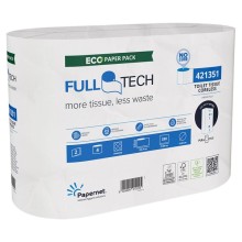 Pacco 4rt carta Igienica FullTech senza anima 104,78m bianco Papernet (Conf.5)