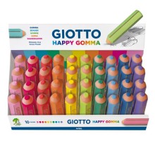 Happy Gomma - colori assortiti - Giotto (Conf.40) FUORI CATALOGO