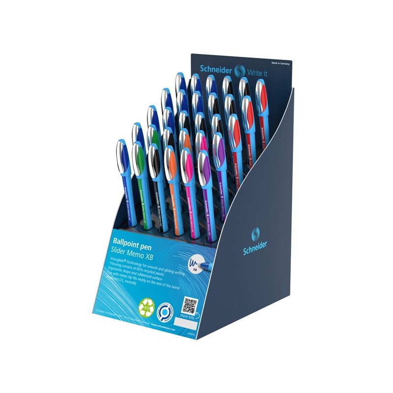 Expo 30 sfera Slider Memo XB colori assortiti - Schneider FUORI CATALOGO