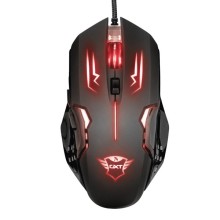 Mouse da gioco illuminato con filo GXT 108 RAVA Trust FUORI CATALOGO