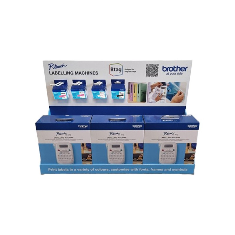 Brother Bundle (6 pz PTN-10-9 BAG231-3 BTAG 131-3 BTAG335-ESPOSITORE)