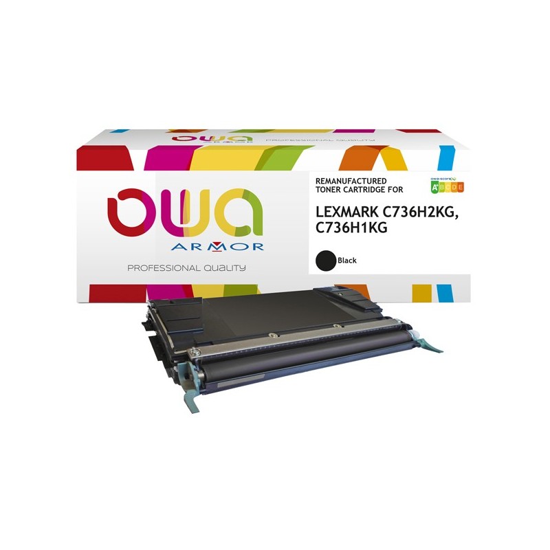 Armor Toner Compatibile per Lexmark C736H1KG Nero_12.000 pag