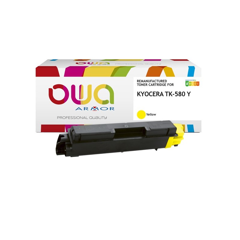 Armor Toner Compatibile per Kyocera TK-580Y Giallo _2.800 pag