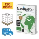 Mezzo Bancale Carta per fotocopie A4 Navigator Universal 80 gr Risma da 500 fogli (Quarter Pallet 120 risme)