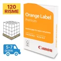 Mezzo Bancale Carta per fotocopie A4 Orange Label Top Canon 80 gr bianco risma da 500 fogli (Pallet 120 risme)