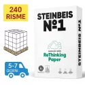 Bancale Carta per fotocopie A4 riciclata Classic White (Steinbeis) 80 gr Risma da 500 fogli (Pallet 240 risme)
