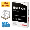 Mezzo Bancale Carta per fotocopie A4 Black Label Office Canon 80 gr bianco risma da 500 fogli (Pallet 120 risme)
