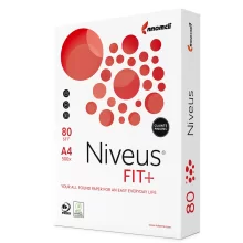 Bancale Carta per fotocopie A4 Niveus Fit+ Mondi 80 gr bianco risma da 500 fogli (Pallet 240 risme)