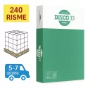 Bancale Carta per fotocopie A4 Disco 33 75 gr Burgo Distribuzione risma da 500 fogli (Pallet 240 risme)