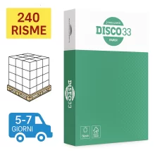 Bancale Carta per fotocopie A4 Disco 33 75 gr Burgo Distribuzione risma da 500 fogli (Pallet 240 risme)