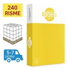 Bancale Carta per fotocopie A4 Disco 1 80 gr Burgo Distribuzione risma 500 fogli (Pallet 240 risme)