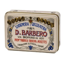 Scrigno regalo panna in metallo con tartufi misti 130gr Barbero FUORI CATALOGO