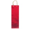 Shopper portabottiglie natale 12x37x9cm rosso metal Sadoch (Conf.10) FUORI CATALOGO