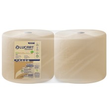 Bobina Asciugatutto 800 strappi / 212m microgoffrata 3 veli EcoNatural Lucart (Conf.2)