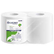 Bobina Asciugatutto 800 strappi / 192m microgoffrata Eco 800S Lucart (Conf.2)