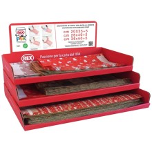 Espositore 150pz sacchetto carta c/patella adesiva natale fantasie e misure asso FUORI CATALOGO