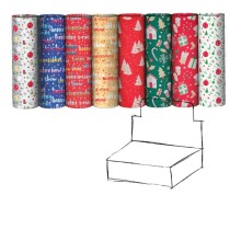 Scatola 100 fogli ecocarta fantasie natale 70X100cm Rex Sadoch FUORI CATALOGO