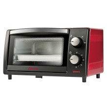 Forno elettrico ventilato 10L 800W nero/rosso Girmi