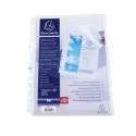 10 Buste forate c/soffietto e patella PPL liscio A4 5503E Exacompta (Conf.5)