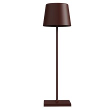 Lampada da tavolo 851 ricaricabile 8xH30cm metallo marrone Palmina