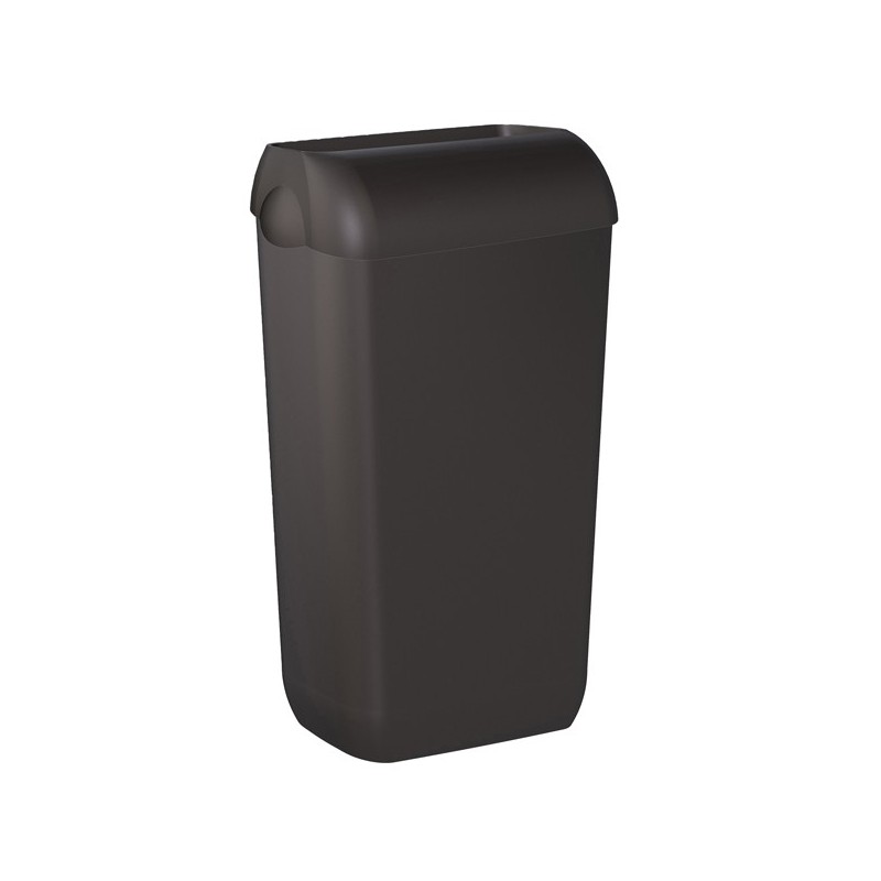 Cestino gettacarte EColored con coperchio 33,5x22,5x54,5cm vesuvian black Mar Pl
