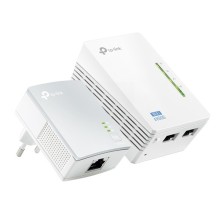 Starter Kit Powerline AV600 + Wi-Fi N 300Mbps con 2 porte Fast Ethernet TP-LINK
