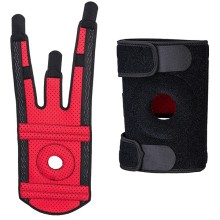 Supporto per ginocchio a rotula aperta tg unica nero Portwest