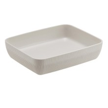 Vaschetta buffet Norway 32,5x26,5x7,5cm melamina avorio Leone