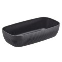 Vaschetta buffet Norway 32,5x17,6x7,5cm melamina antracite Leone