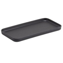 Vassoio buffet Norway 27,5x13,2x1,7cm melamina antracite Leone