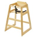Seggiolone per bambini 51x48x74cm legno naturale Leone