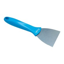 Raschietto con lama acciaio inox 7,5x2x24cm blu/grigio