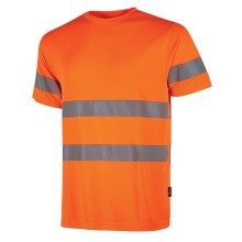 Pack 3 T-shirt alta visibilitA' Mizar manica corta tg L arancio fluo U-Power
