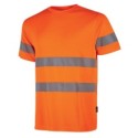 Pack 3 T-shirt alta visibilitA' Mizar manica corta tg XXL arancio fluo U-Power