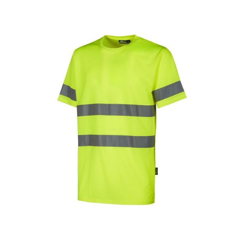 Pack 3 T-shirt alta visibilitA' Mizar manica corta tg M giallo fluo U-Power