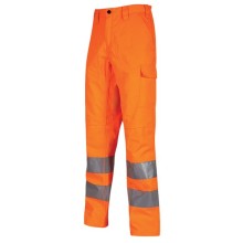 Pantaloni invernali alta visibilitA' Sirius tg L arancio fluo U-Power