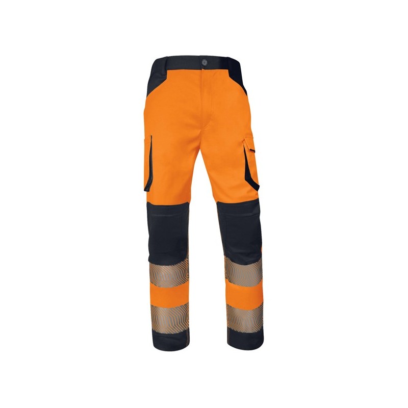 Pantaloni multitasche alta visibilitA' M2PA3S tg XL arancio fluo Deltaplus